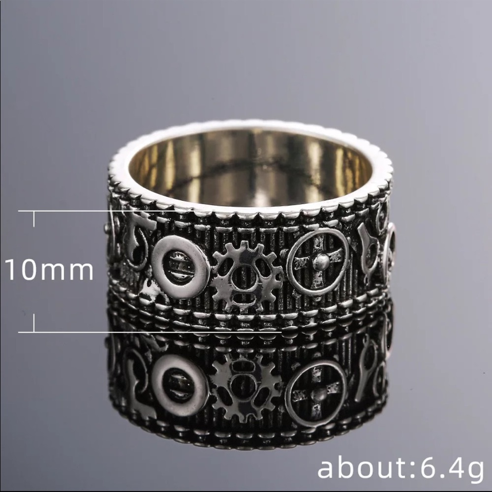 New 925 Silver Novel Electroplated Ring - Picture 6 of 6